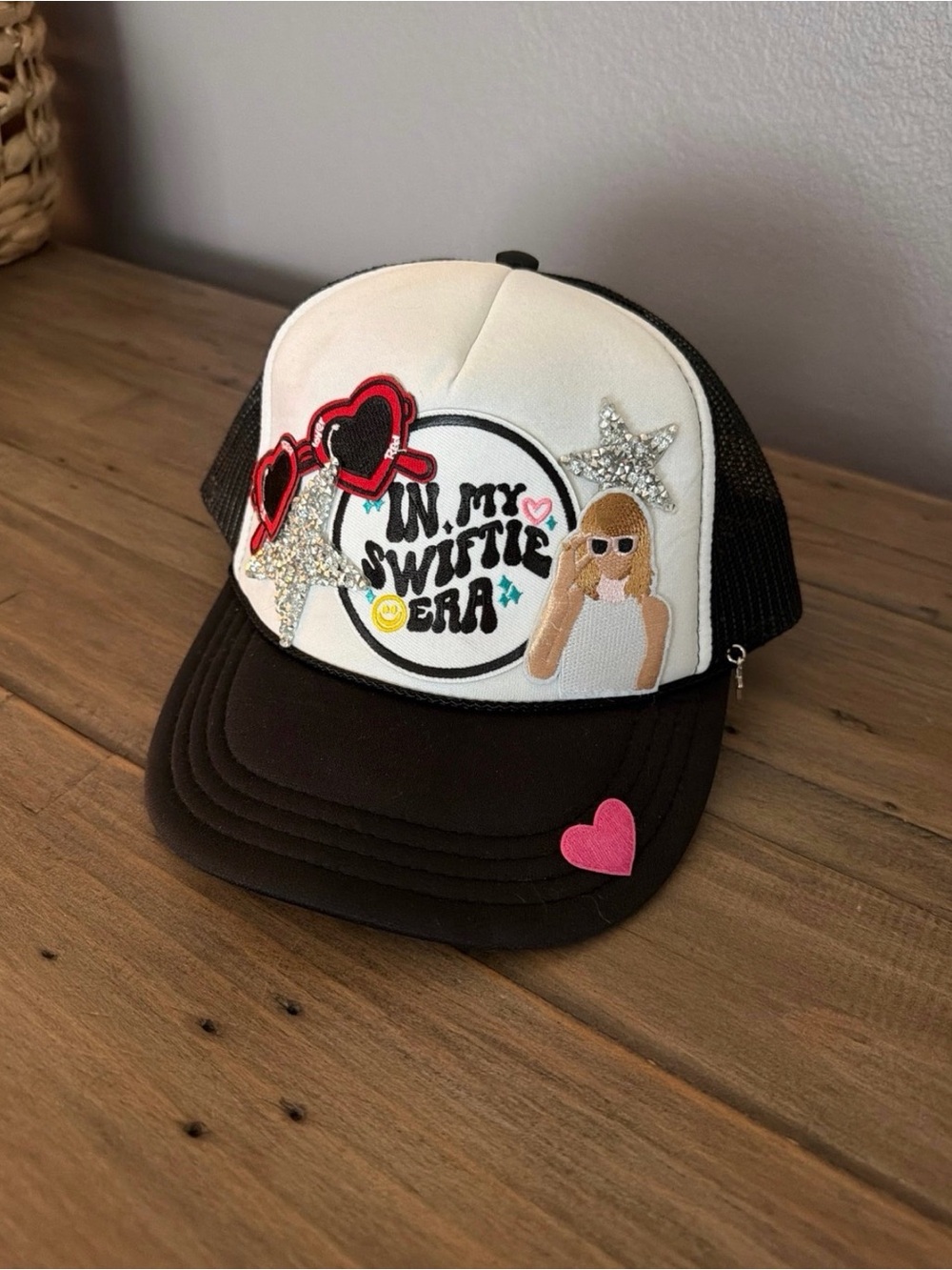 Custom youth “ In My Swiftie Era' Embellished Trucker Hat